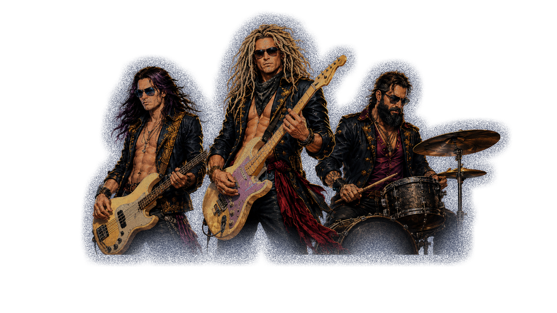 Los Surfvivers band members